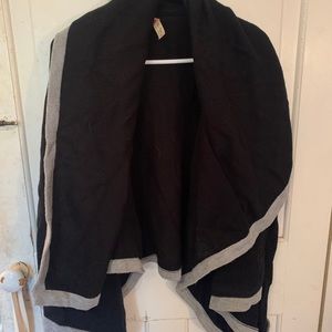 Black and grey classic sweater